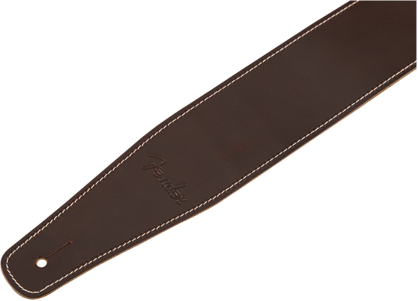 Fender® Broken-In Leather Strap, Brown 2.5"