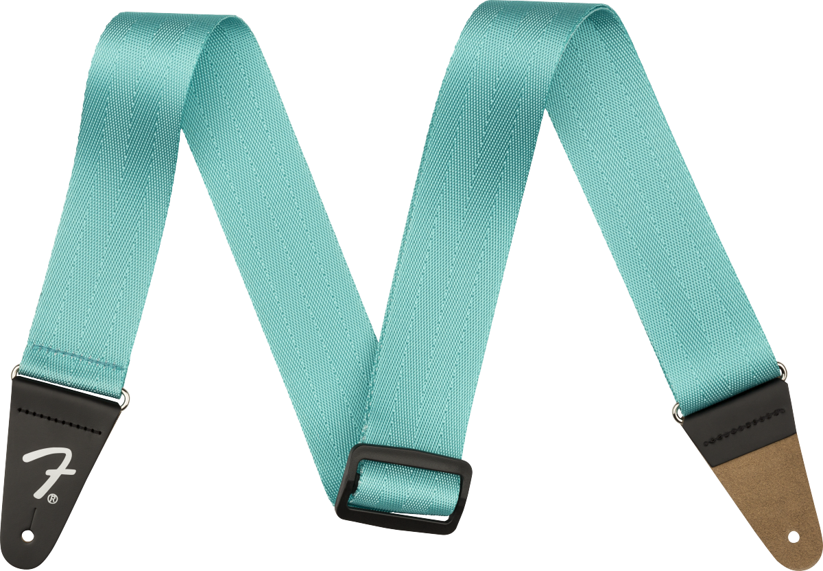 Fender  2" Am Pro Seat Belt Strap, Miami Blue