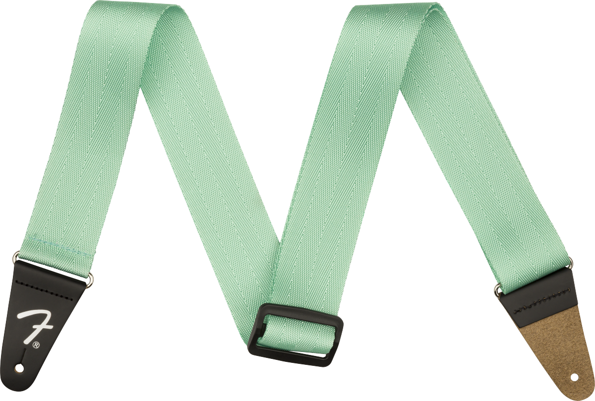 Fender 2" Am Pro Seat Belt Strap, Mystic Surf Green
