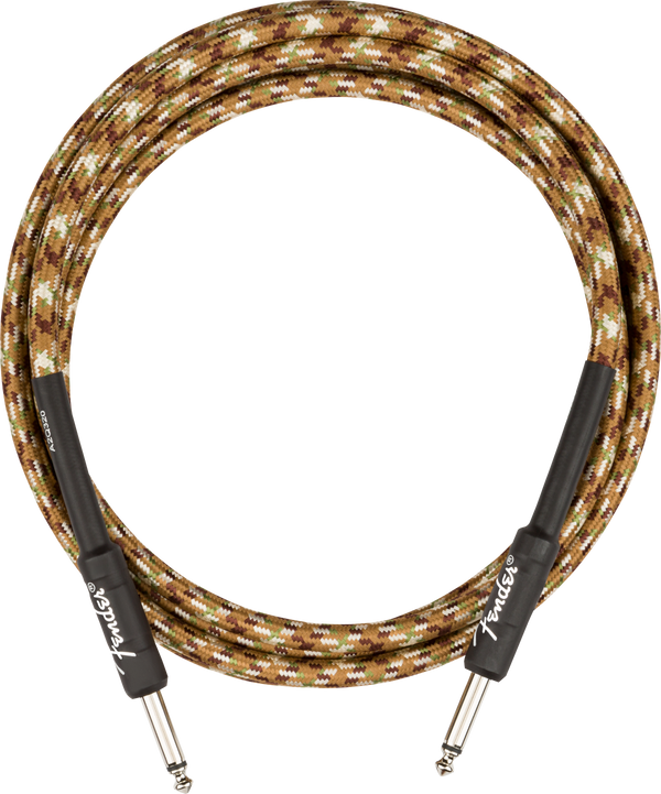 Fender Professional Series Instrument Cable, Straight/Straight, 10', Desert Camo