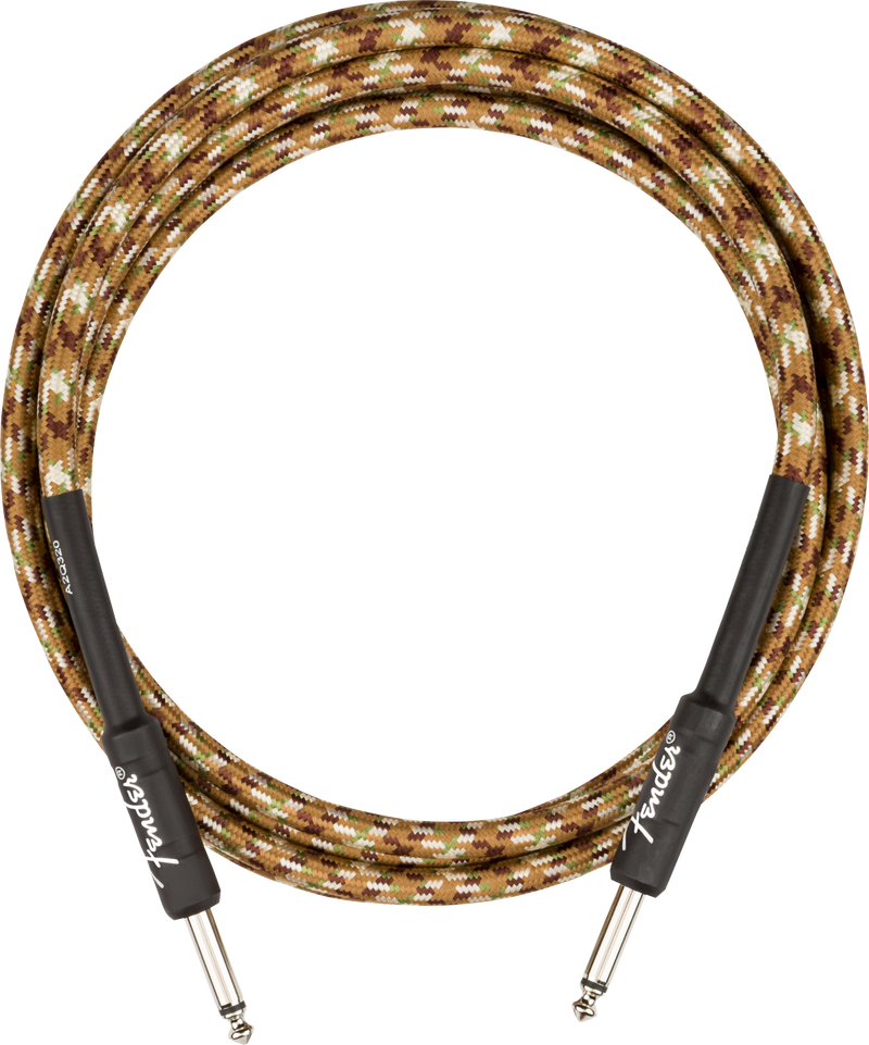 Fender Professional Series Instrument Cable, Straight/Straight, 10', Desert Camo