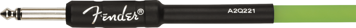Fender Professional Glow in the Dark Cable, Green, 18.6'