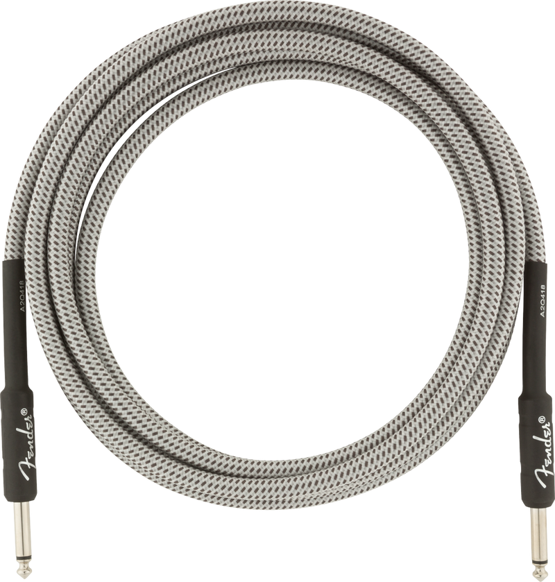 Fender Professional Series Instrument Cable 10ft, White Tweed