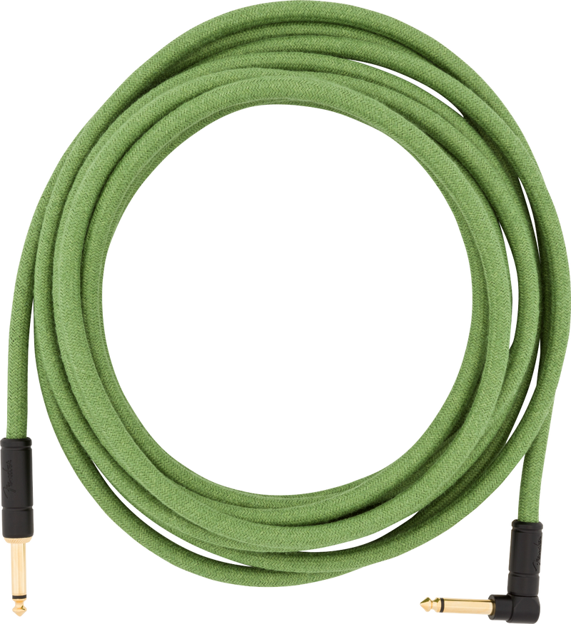 Fender 18.6' Angled Festival Instrument Cable, Pure Hemp