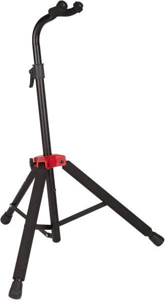Fender® Deluxe Hanging Guitar Stand, Black/Red