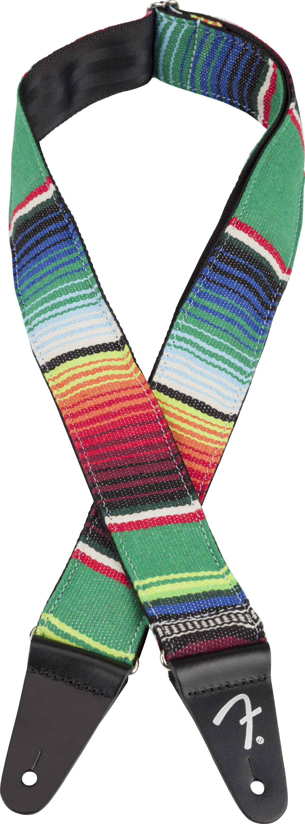 STRAP GUITAR FENDER 2" Serape Strap - Green Multi