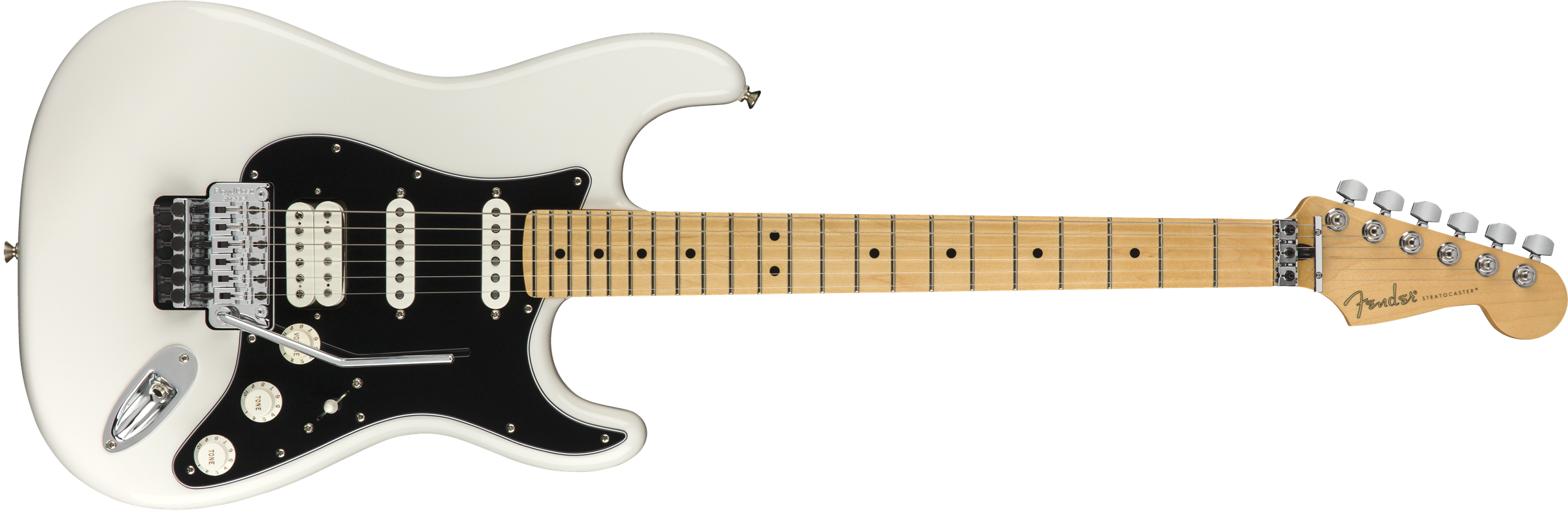 Fender Player Stratocaster with Floyd Rose, Maple Fingerboard, Polar White
