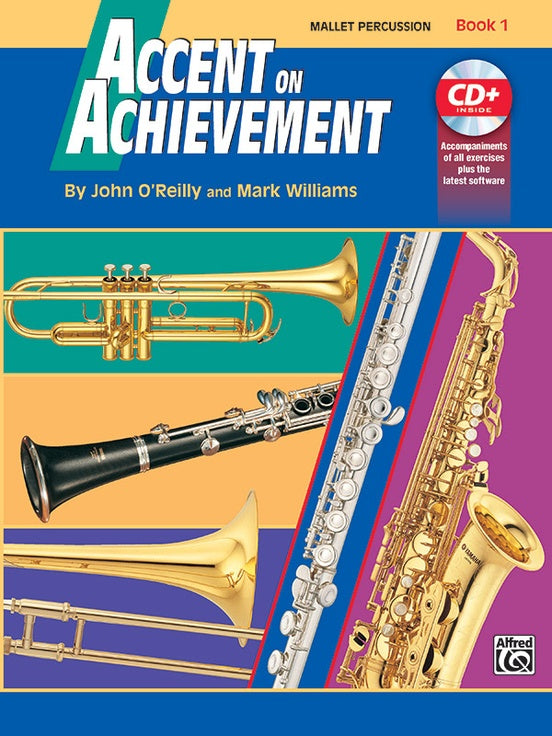Accent on Achievement - Mallet Percussion Book & CD - Book 1