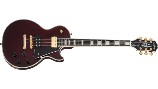 Epiphone Jerry Cantrell Wino Les Paul Custom Outfit, Dark Wine Red