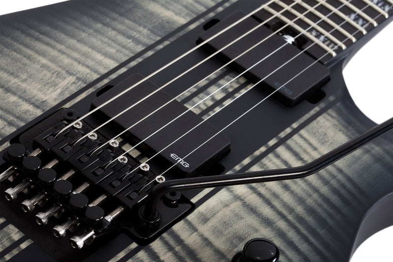 Schecter Banshee GT-FR 6-String Electric Guitar, Charcoal Burst