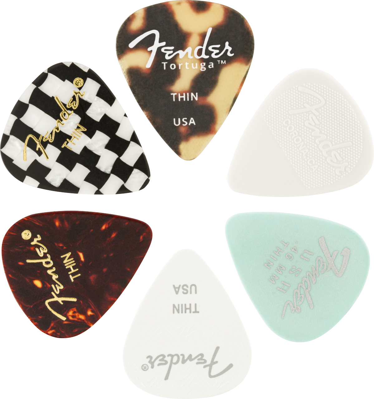 FENDER 351 MATERIAL MEDLEY, 6-PACK