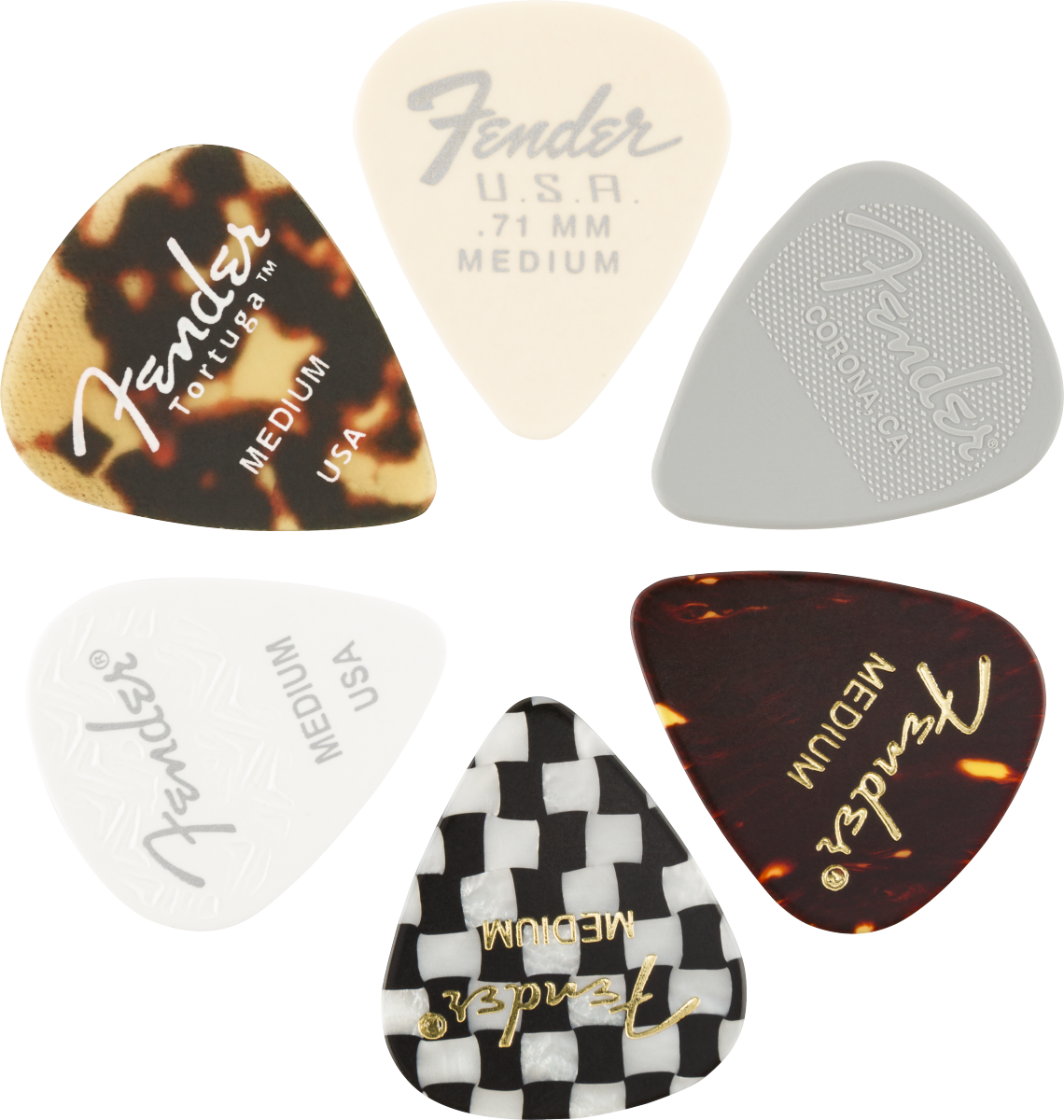 FENDER 351 MATERIAL MEDLEY, 6-PACK