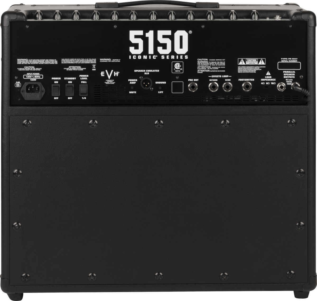 EVH 5150® Iconic® Series 40W 1x12 Combo, Black
