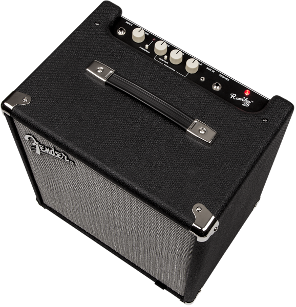 Fender Rumble™ 25 (V3), 120V, Black/Silver