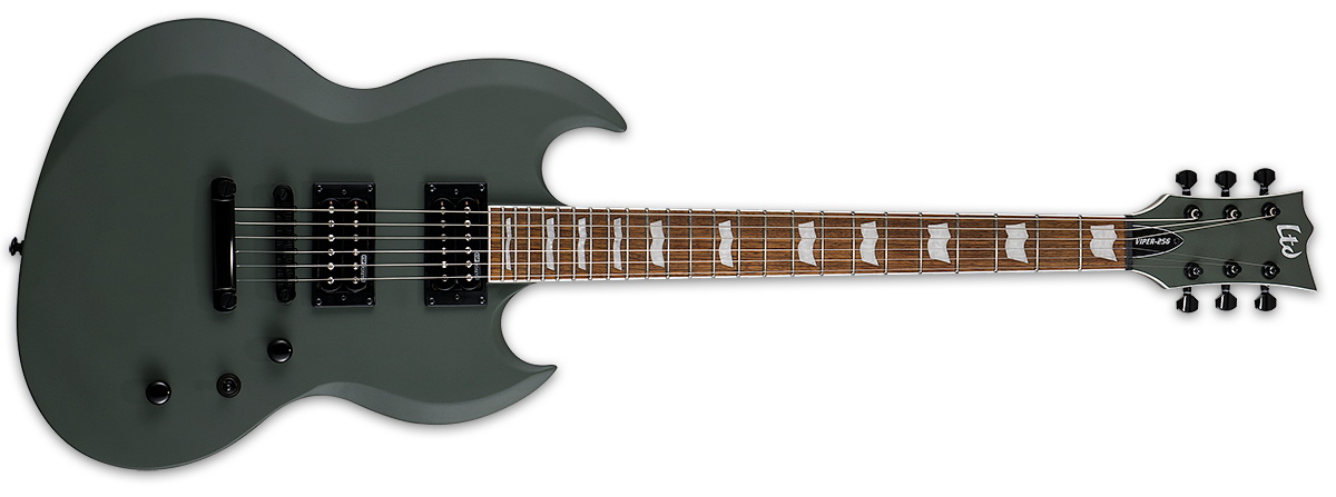 ESP/Ltd Viper 256 Military Green Satin