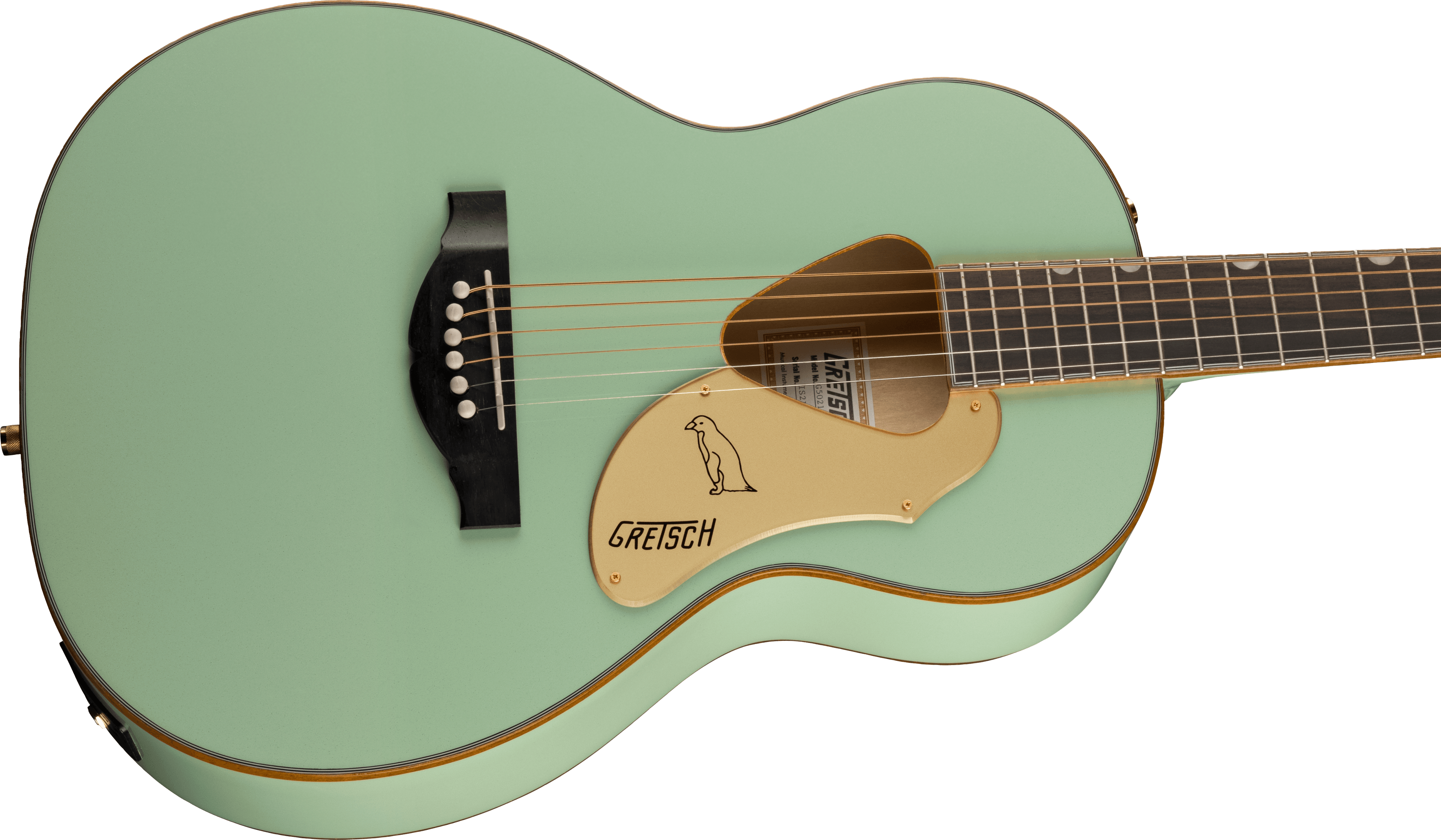 Gretsch G5021E Rancher™ Penguin™ Parlor Acoustic/Electric, Mint Metallic