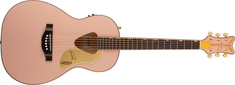 Gretsch G5021E Rancher™ Penguin™ Parlor Acoustic/Electric, Shell Pink