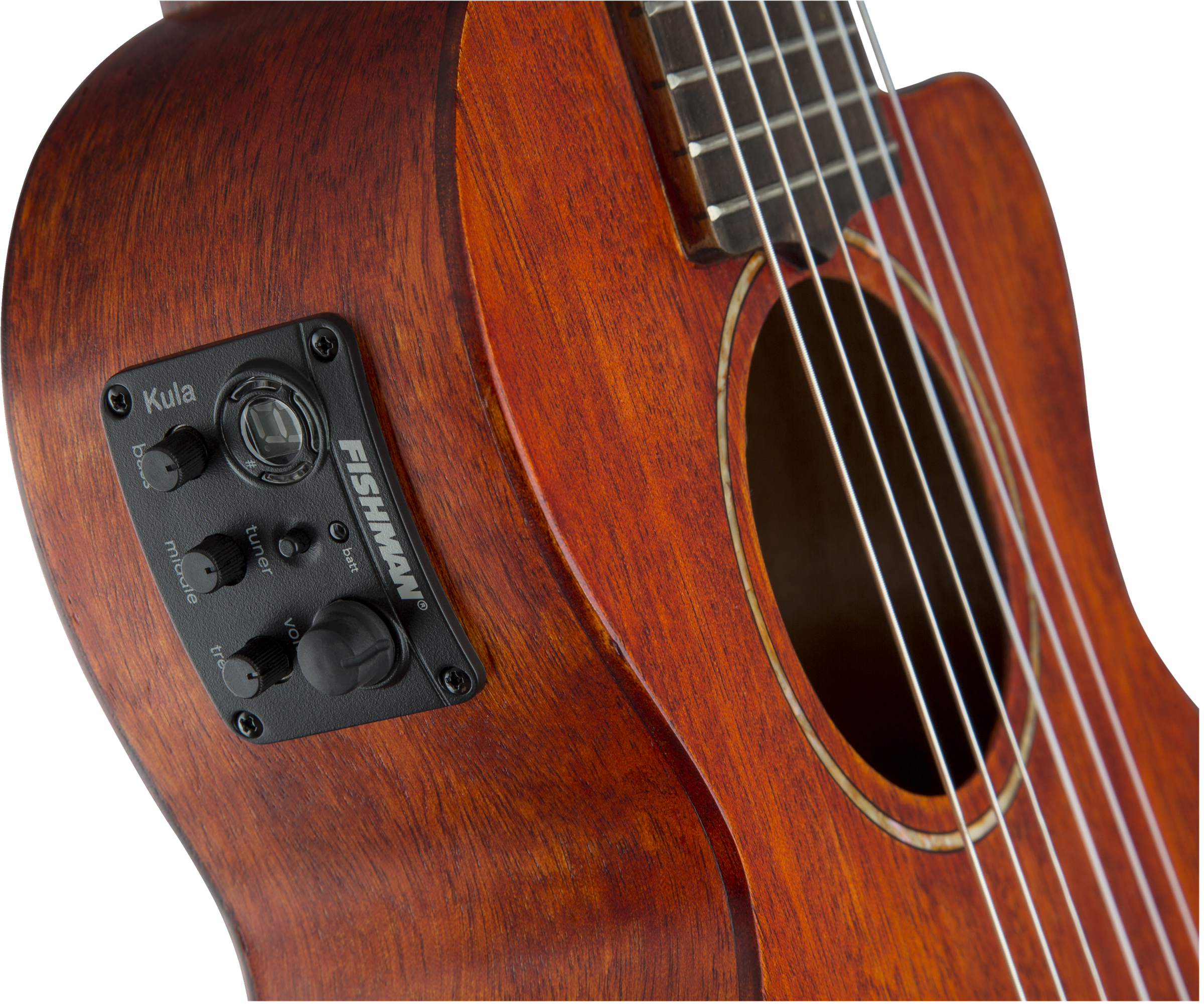 Gretsch G9126 A.C.E. Guitar-Ukulele, Acoustic-Cutaway-Electric with Gig Bag, Ovangkol Fingerboard, Fishman® Kula Pickup, Honey Mahogany Stain