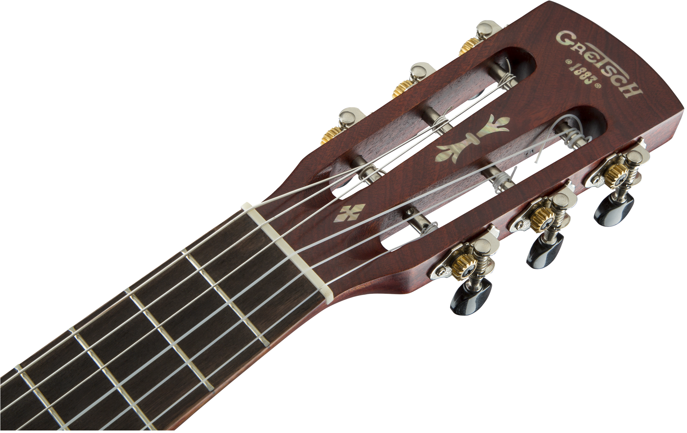 Gretsch G9126 A.C.E. Guitar-Ukulele, Acoustic-Cutaway-Electric with Gig Bag, Ovangkol Fingerboard, Fishman® Kula Pickup, Honey Mahogany Stain
