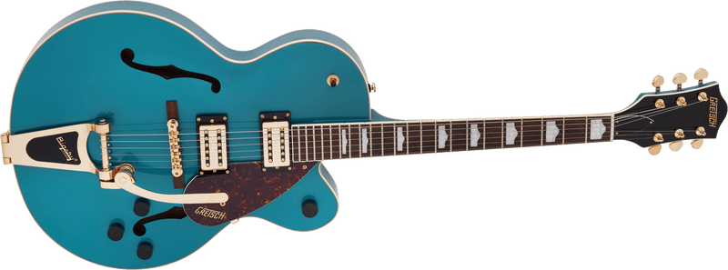 Gretsch G2410TG Streamliner™ Hollow Body Single-Cut with Bigsby® and Gold Hardware, Laurel Fingerboard, Ocean Turquoise