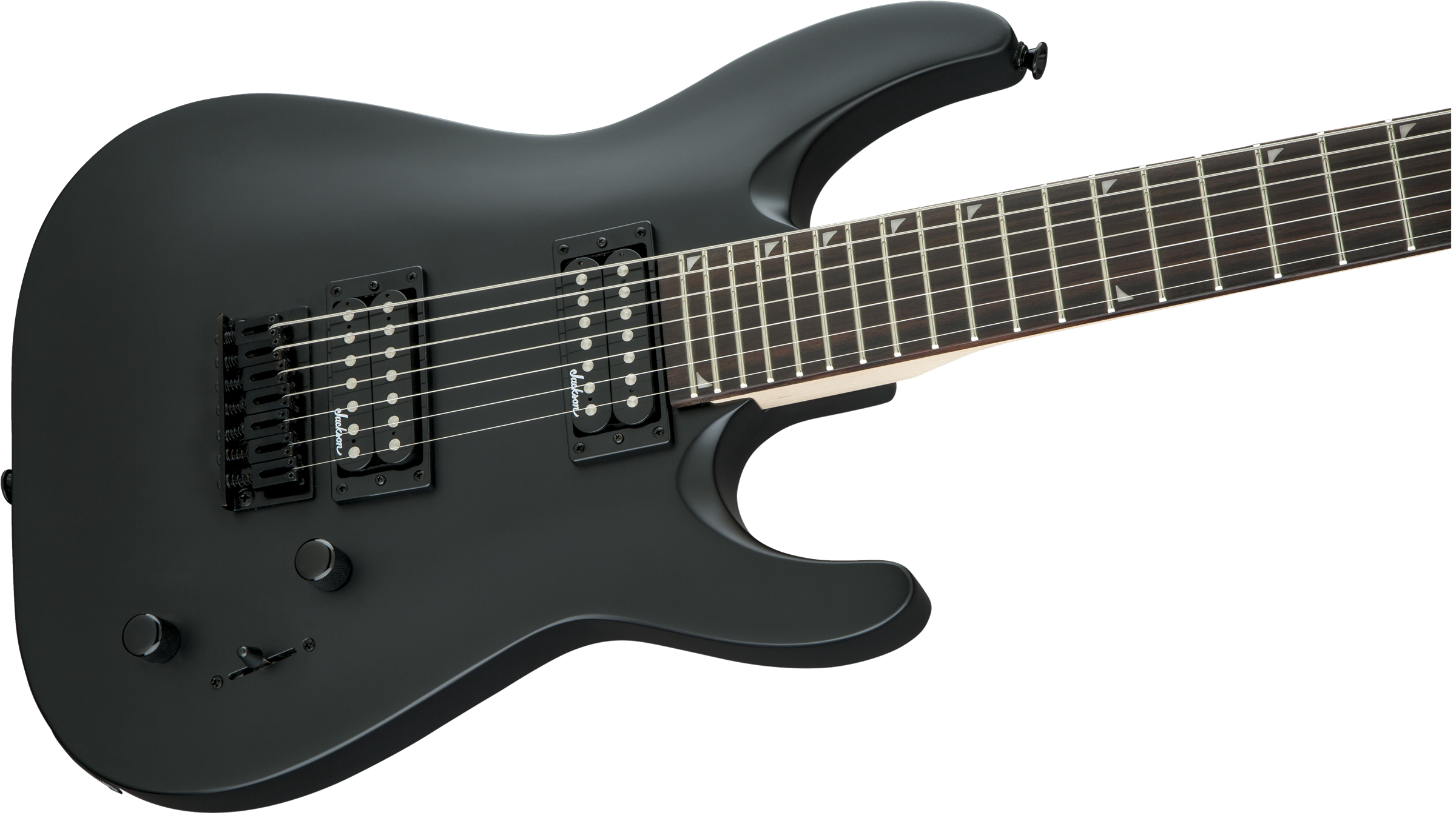 Jackson JS Series Dinky® Arch Top JS22-7 DKA HT, Amaranth Fingerboard, Satin Black