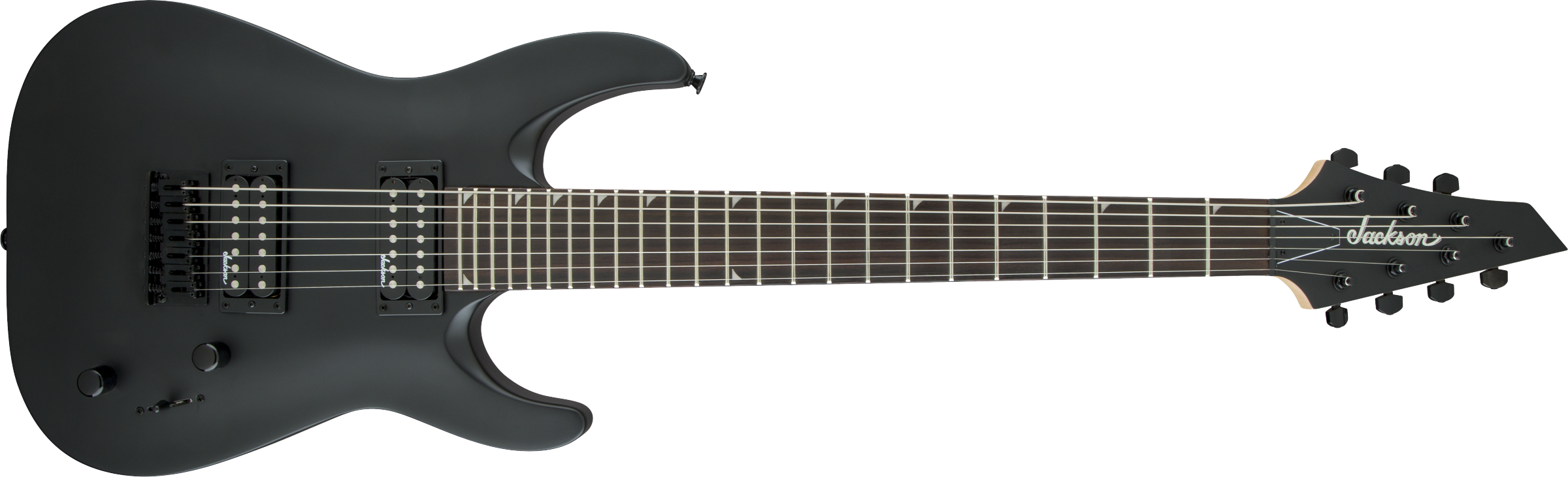Jackson JS Series Dinky® Arch Top JS22-7 DKA HT, Amaranth Fingerboard, Satin Black