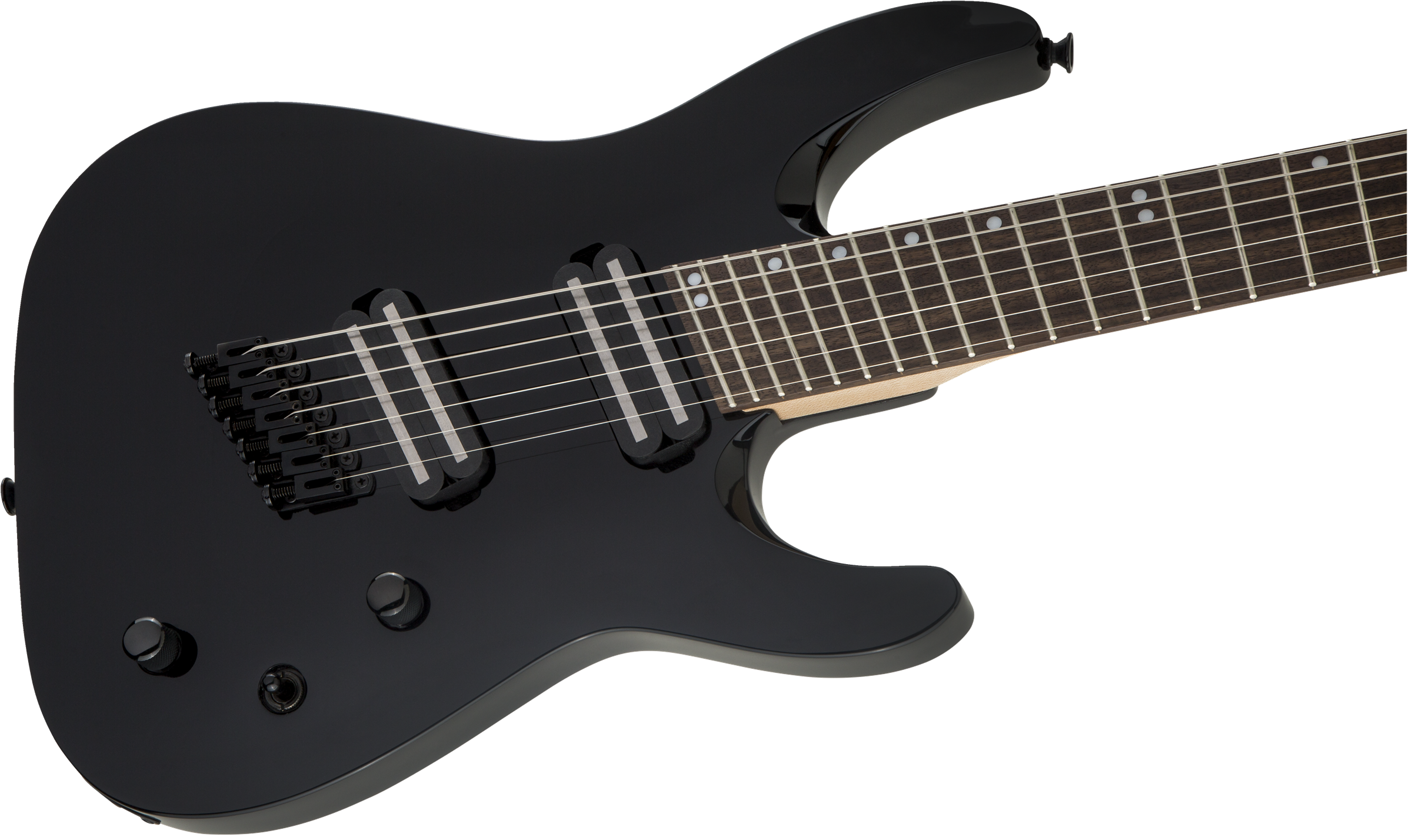 Jackson X Series Dinky® Arch Top DKAF7 MS, Laurel Fingerboard, Multi-Scale, Gloss Black