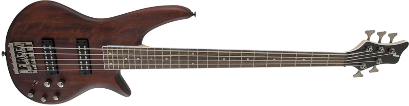 Jackson JS Series Spectra 5 String Bass JS3V, Laurel Fingerboard, Walnut Stain