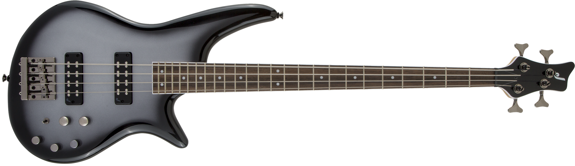 Jackson JS Series Spectra Bass JS3, Laurel Fingerboard, Silverburst