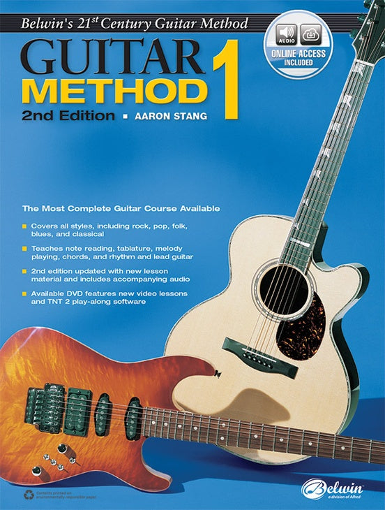 Alfred - Guitar Method 1 w/ Online Access - Belwin's 21st Century Guitar Library