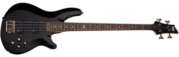 Schecter 4-String Bass Guitar With SGR Pickups, Gloss Black