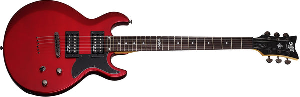 Schecter S-1 Electric Guitar With SGR Pickups And Gigbag, Metallic Red