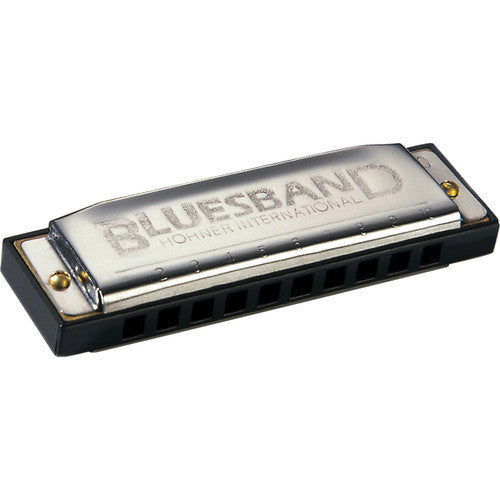 Hohner Bluesband Harmonica, Pro Pack, Keys of C, G, and A Major