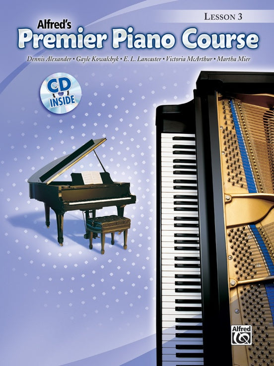 Alfred's Premier Piano Course - Lesson 3 w/ CD