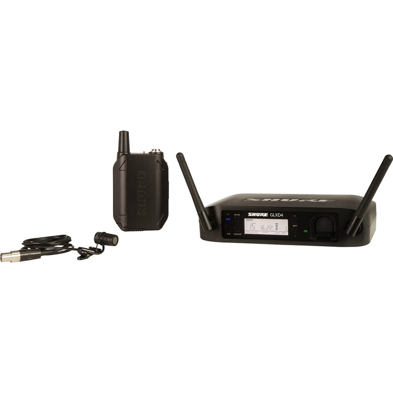 Shure GLXD14/85 Digital Wireless Presenter System with WL185 Lavalier Microphone