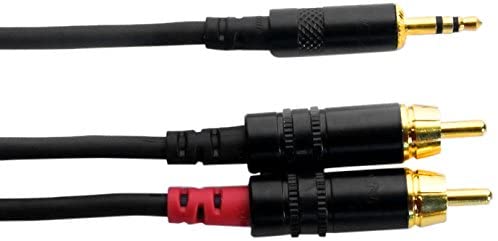 Digiflex HIN-1K-2R 1/8" to 2 RCA cable