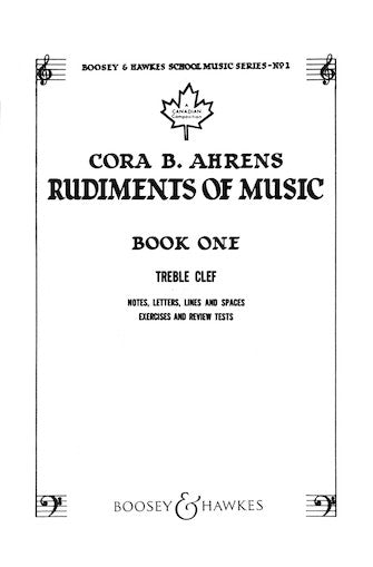 RUDIMENTS OF MUSIC - Book 1