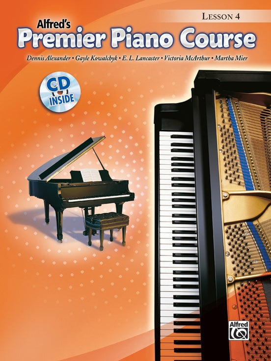 Alfred's Premier Piano Course - Lesson 4 W/CD