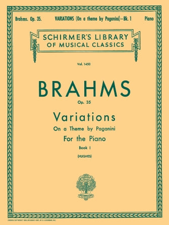 VARIATIONS ON A THEME BY PAGANINI, OP. 35 – BOOK 1