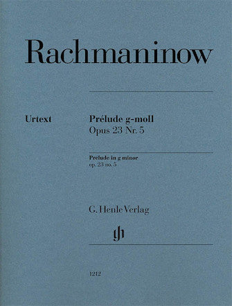 RACHMANINOFF - PRÉLUDE IN G MINOR OP. 23 NO. 5 Piano Solo