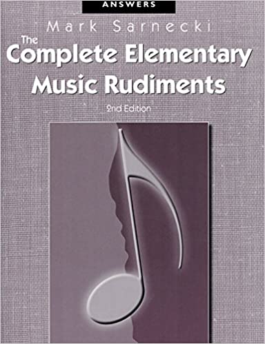Complete Elementary Music Rudiments, 2nd Edition: Answer Book