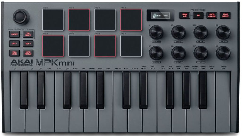 Akai MPK Mini MK III **Limited Edition Grey** – Faders Music Inc.