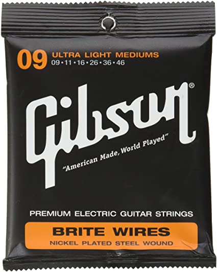 Gibson Brite Wires Nickel Plated Steel Electric Strings
