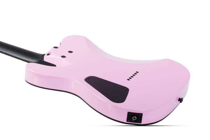 Schecter Machine Gun Kelly Signature PT Electric Guitar, Tickets To My Downfall Pink