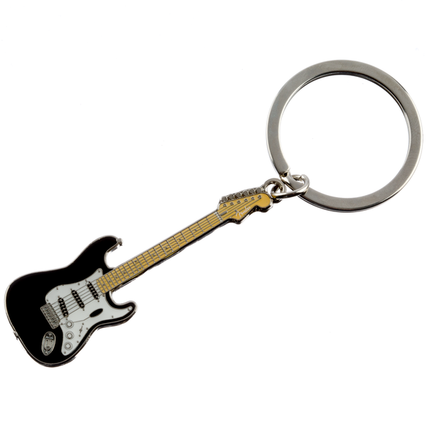 Fender™ Stratocaster™ Keychain, Black