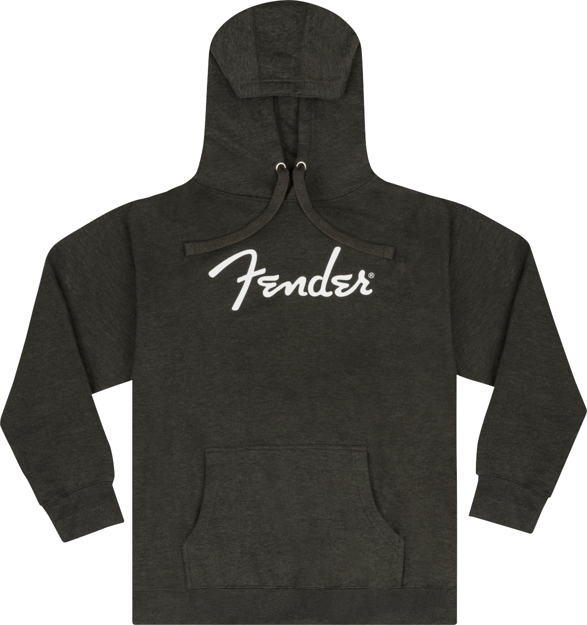 Fender® Spaghetti Logo Hoodie, Gray Heather