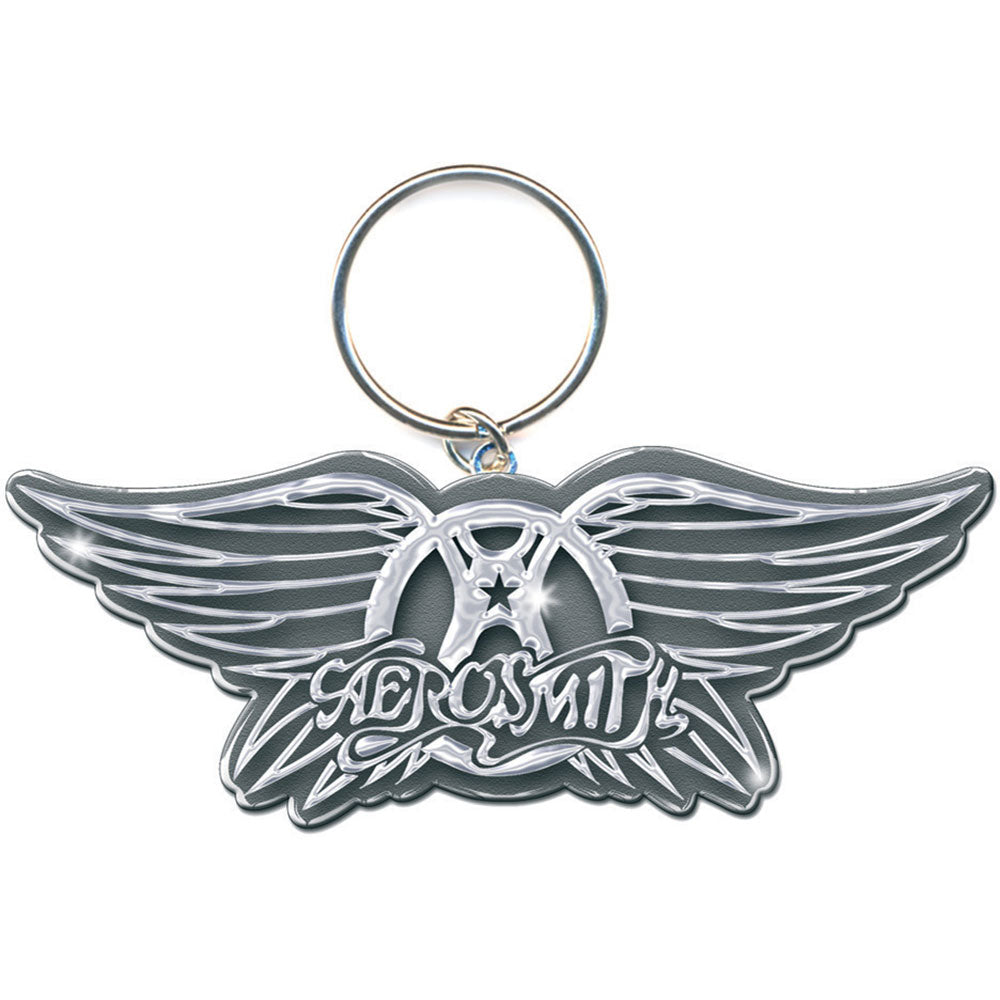 AEROSMITH KEYCHAIN: WINGS LOGO (ENAMEL IN-FILL)