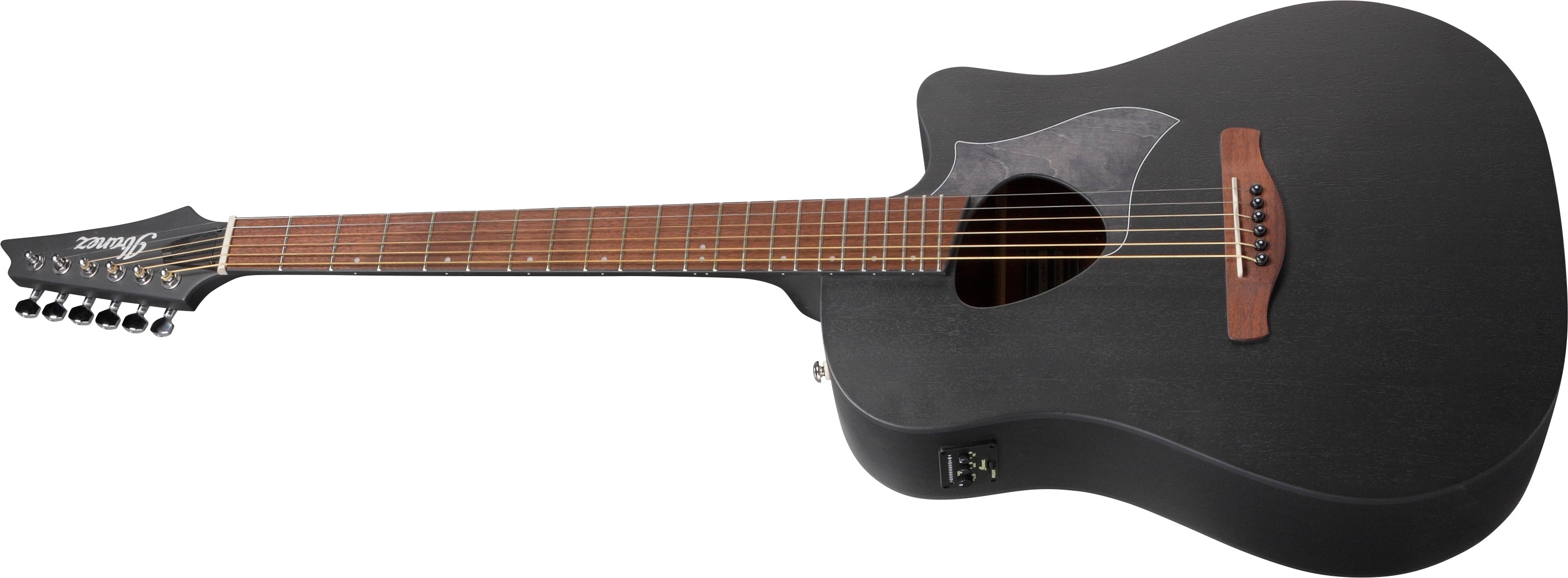 Ibanez Altstar Acoustic Electric Guitar ALT20, Weathered Black Open Pore