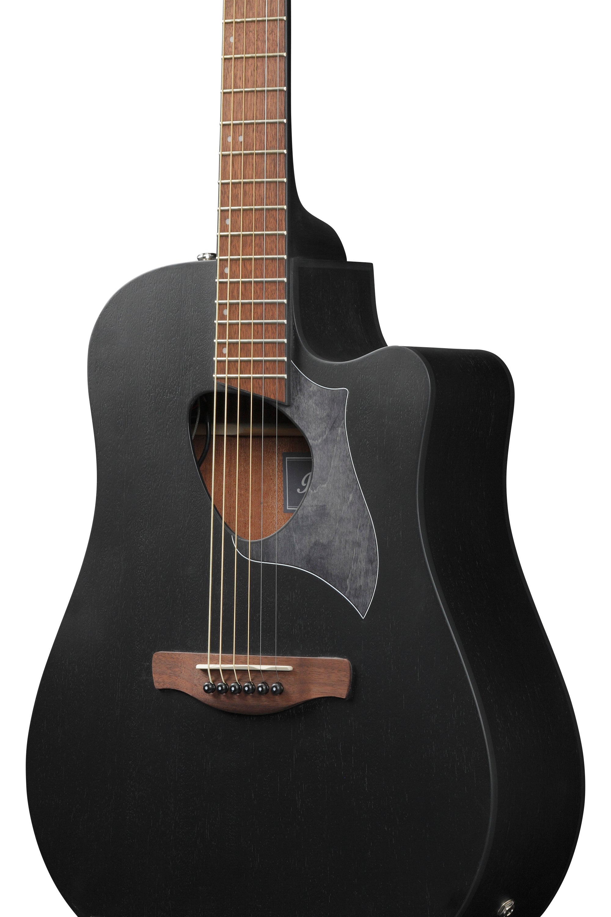 Ibanez Altstar Acoustic Electric Guitar ALT20, Weathered Black Open Pore