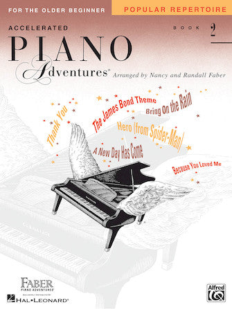 Hal Leonard Faber Piano Adventures® Accelerated Piano Adventures For the Older Beginner - Popular Repertoire Book 2